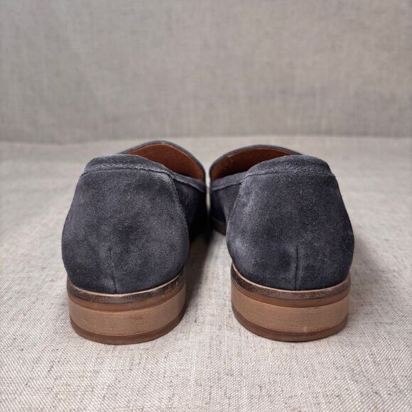 Clarks Trish Calla Loafer Blue Suede Slip On Sunburst Corpcore Women's‎ Size 8 - Picture 6 of 11